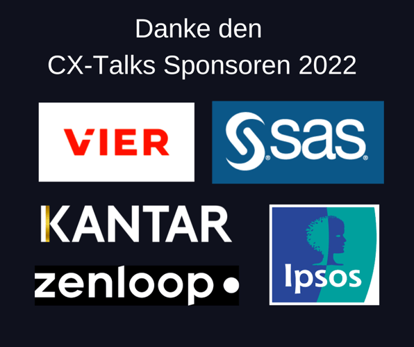 Danke den CX-Talks Sponsoren 2022